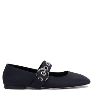 Aeyde Uma Eyelet Mary Jane Bellet Flats IT 40 Women